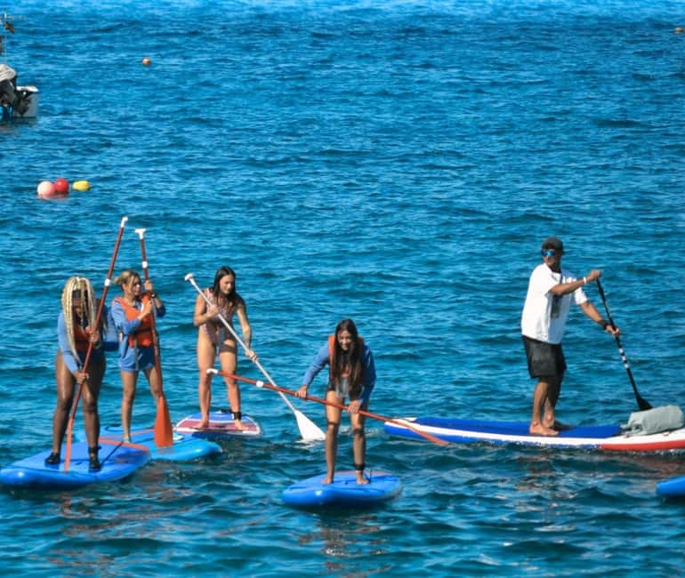 TENERIFE SUR | unforgettable SUP - SNORKELING EXPERIENCE - Where you paddle: hidden coves and protected water time