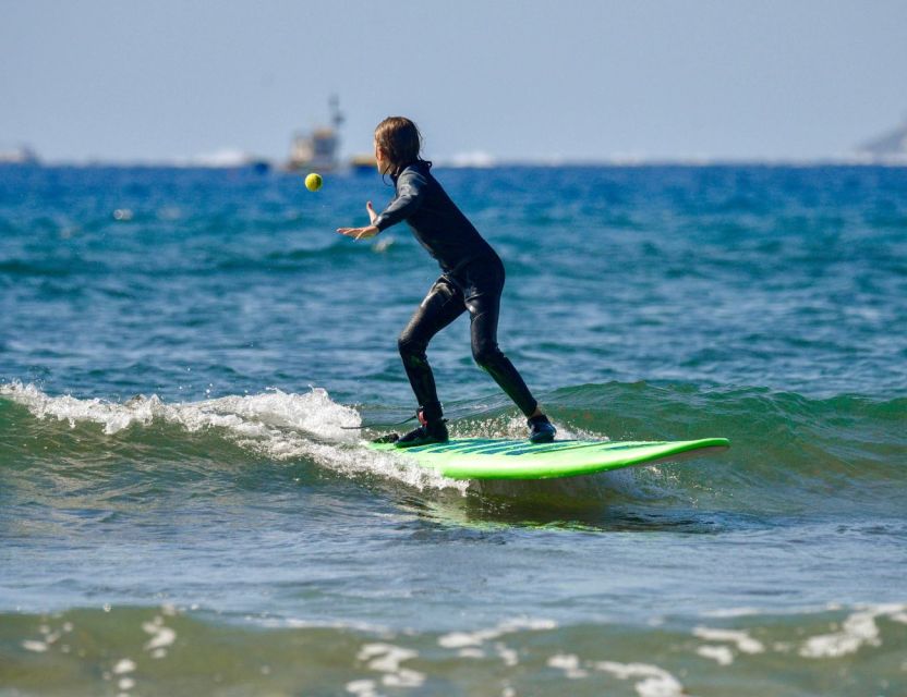 Tenerife: Surfing Lesson for Kids in Las Americas - The 2-Hour Flow: Gear Up, Learn Basics, Catch First Waves