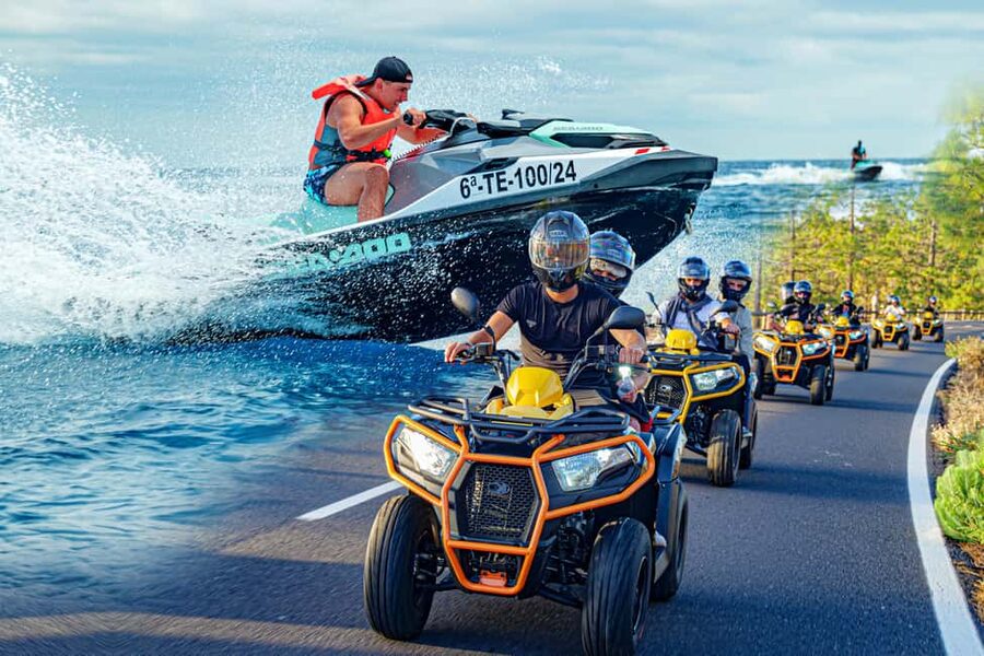 Tenerife: Water Jet-Ski / Teide Volcano Quad Safari Combo - Quick hits before you go