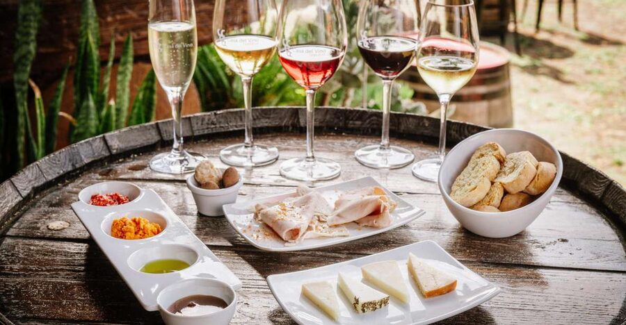 Tenerife: Wine Museum Ticket with Local Wines & Food Tasting - What you eat with the wine: cheese, toast, almogrote, honey