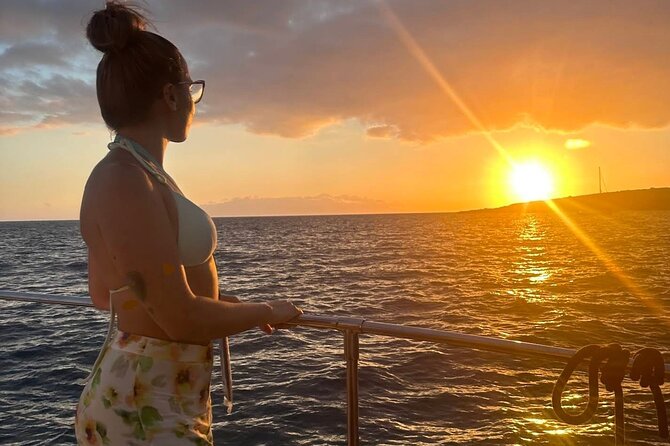 Whale and Dolphin Watching Catamaran with Transfer and Buffet - The 3-hour flow: search time, drinks, tapas, and a final sail