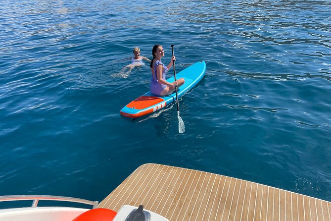 Whales and Dolphins excursion on a Luxury Yacht in Canary Islands - Stop for Anchoring at Los Cristianos: Swim, Snorkel, Tapas Vibes
